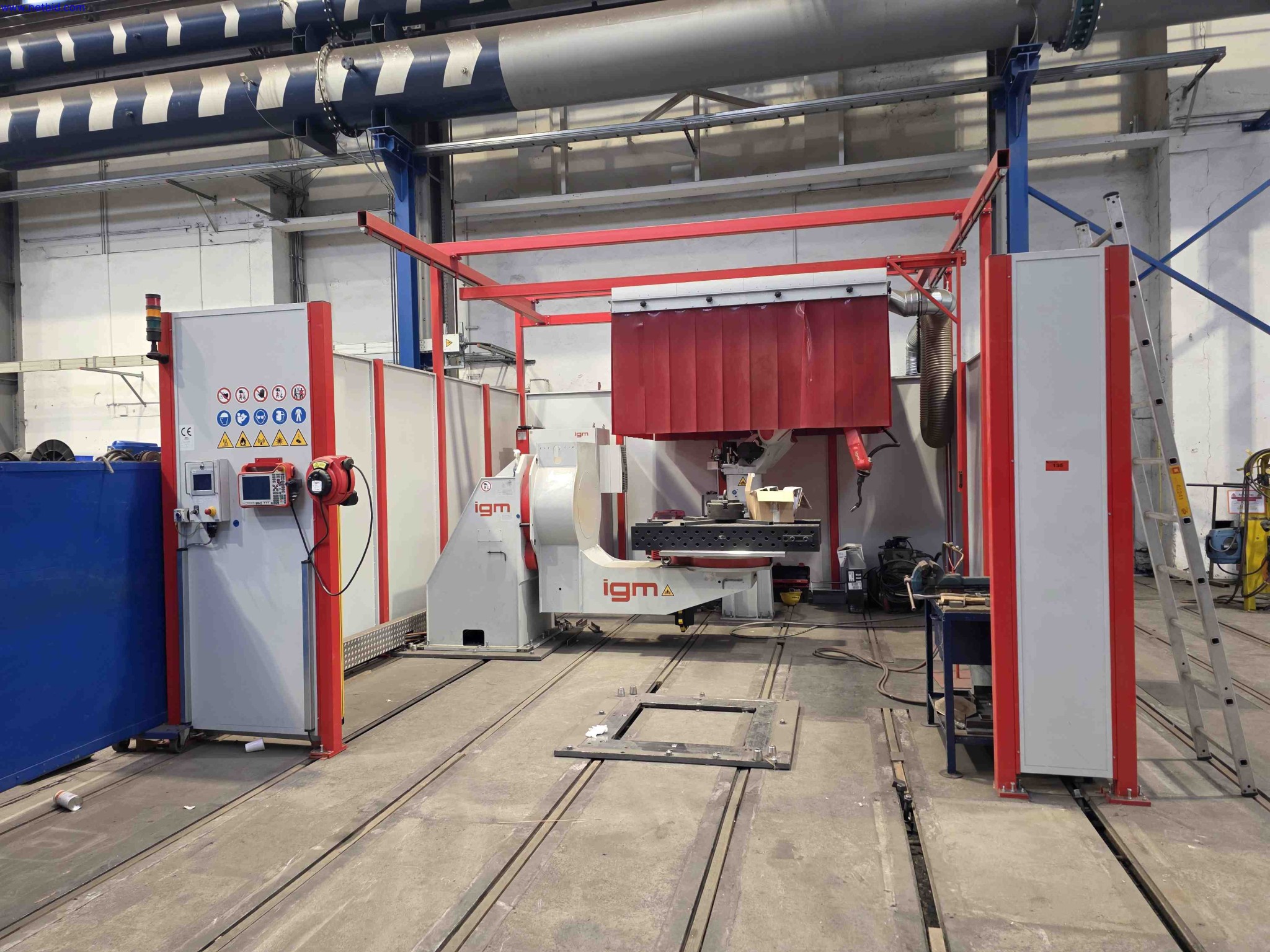 Roboter-Schweißzelle igm Roboteranlage